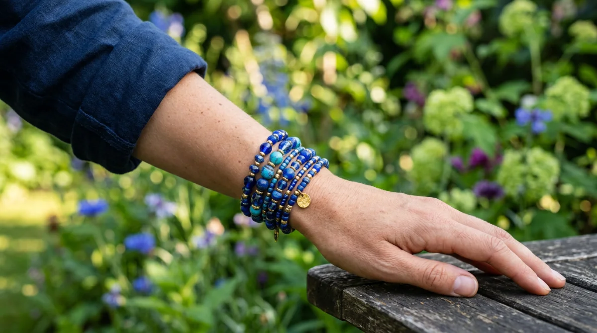 Set de bracelets DIY portés au poignet pour un look estival – bracelet DIY perles facile