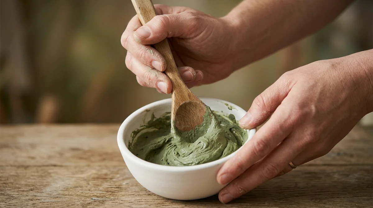 Préparation d'un masque à l'argile verte – comment nettoyer une peau grasse naturellement
