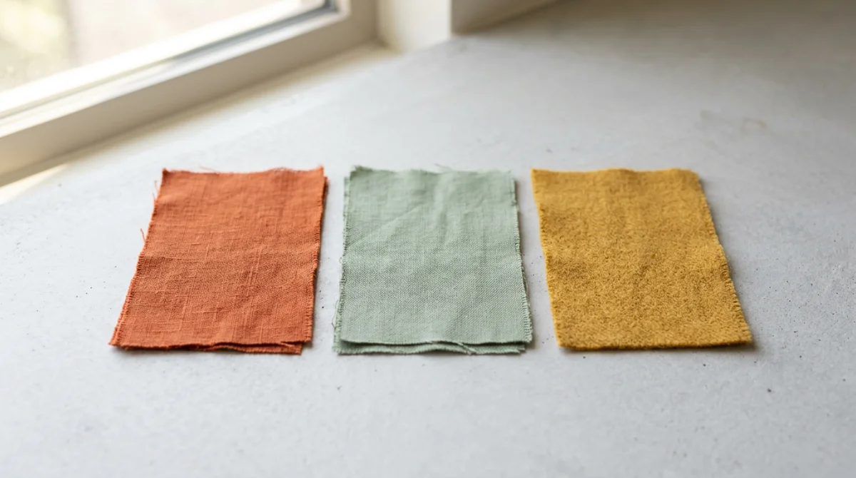 Échantillons de couleurs pour test de colorimétrie – trouver son style vestimentaire femme